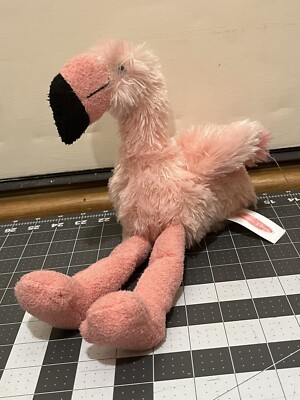 Melissa Doug Scarlet Pink Flamingo Plush Soft Toy Stuffed Animal 12