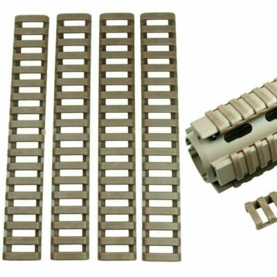 ERGO 18-Slot Low-Pro Ladder Rail Cover - OD Green - 3pk - Bexar Arms