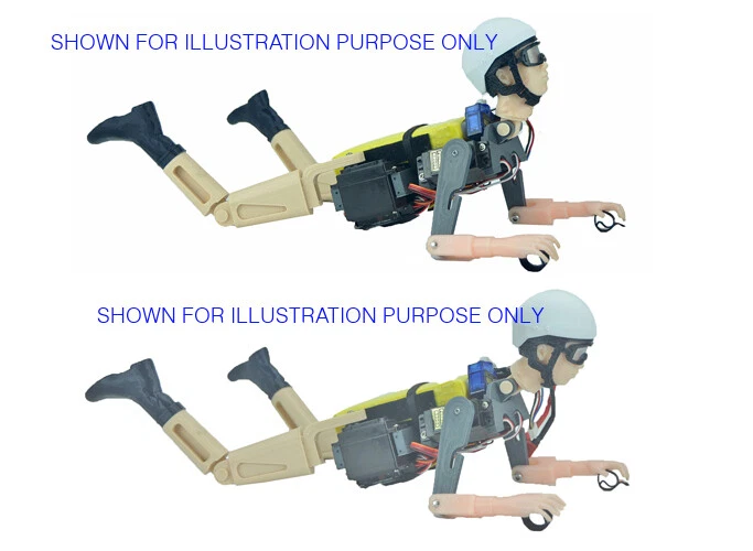 KIT TORSO PILOTO/PARAPENTE BMP RC (escala: 1:5) Foto 3 de 4