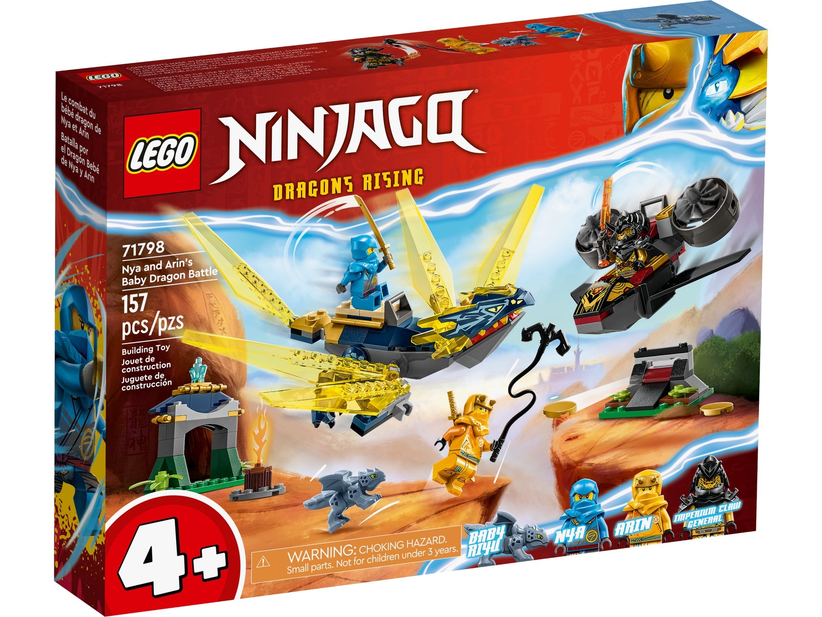 LEGO® Ninjago 71798 Duell zwischen Nya und Arins Babydrachen, seltenes Set - Bild 3