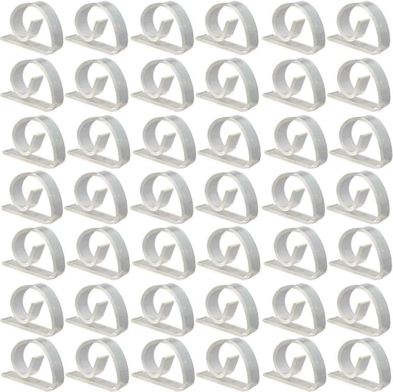 Tablecloth Clips Table Cover Holder Party Picnic Clear Plastic 72 Pack NEW