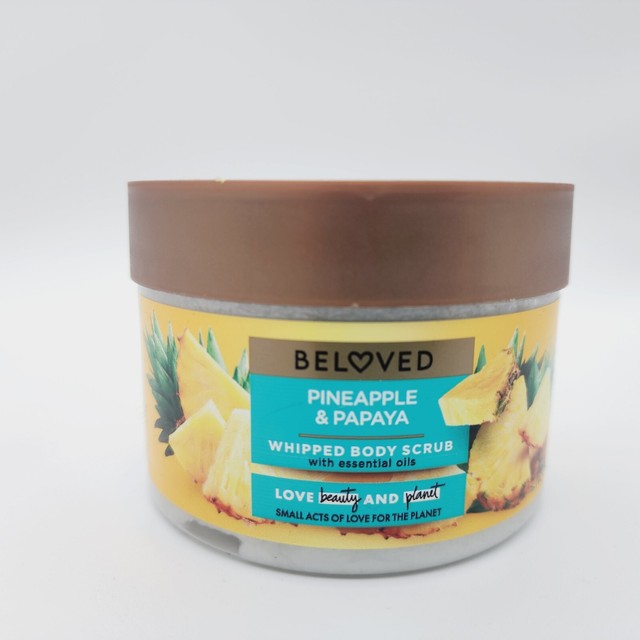 2 Pack Beloved Whipped Body Scrub Pineapple & Papaya by Love Beauty