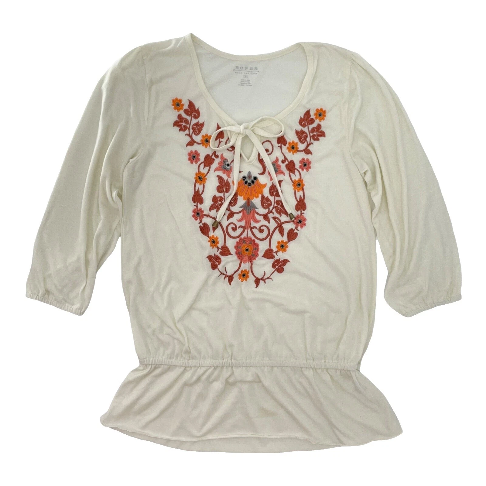 Tops floral Roper Mujer