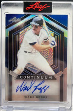 Wade Boggs 2023 Leaf Continuum Autograph Auto #'d 12/41 - BOSTON RED SOX