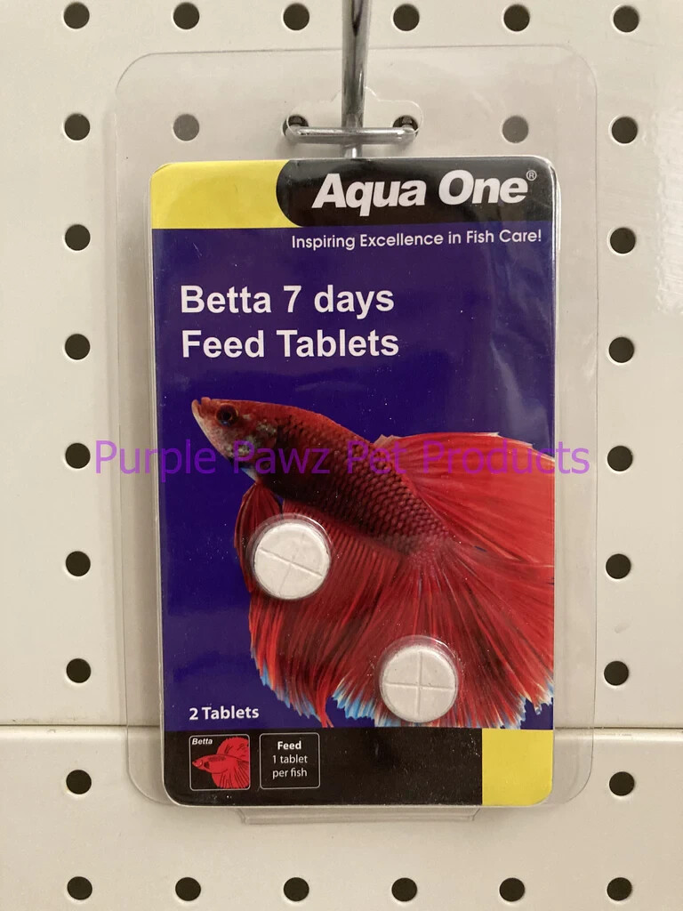 Betta+7+Days+Feed+Tablets+2+Tabs+Aquarium+95019+Slow+Release+Fish+Food