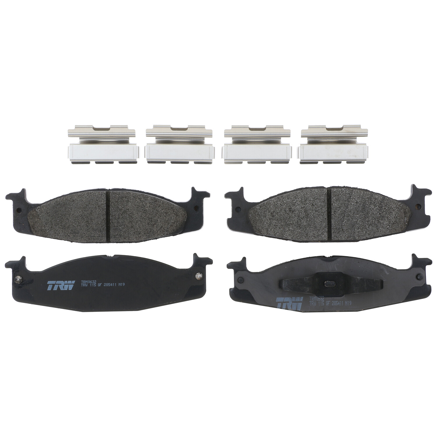 Ford F-150 1994-1996 Front Disc Brake Pad Set TRW Pro TRM0632