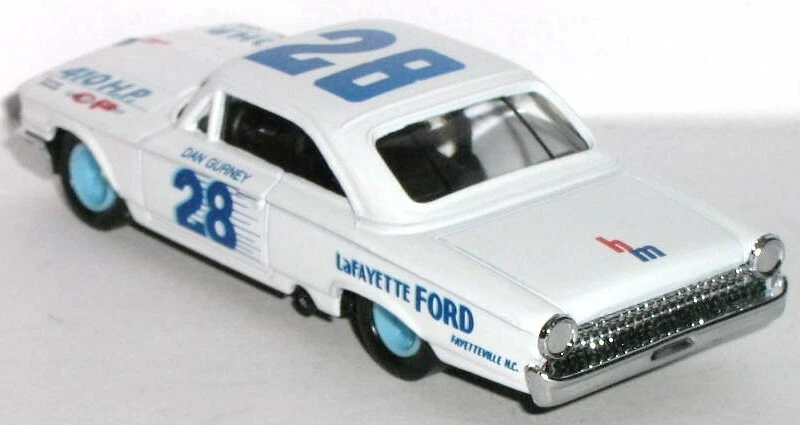 1/64 = Legend RCCA DAN GURNEY #28 / 1963 FORD GALAXIE 500 coche de carreras envío gratuito Foto 2 de 3