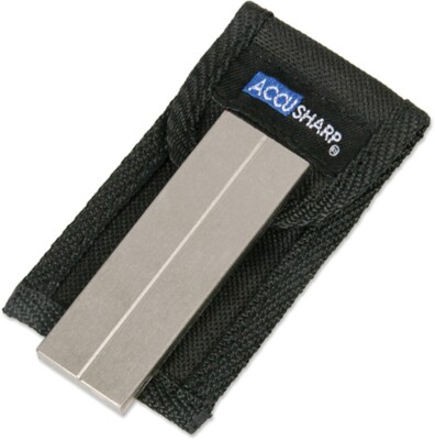 AccuSharp Diamond Pocket Stone Dual Sided Coarse 320 Grit and Fine 800 Grit