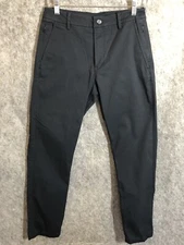 Bird Dogs Pants Men 28x30 Gray Stretch Chino Boom Commuter Performance Lounge