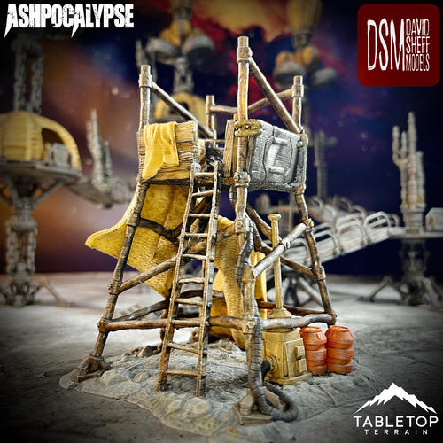 Ashpocalypse Sentry Tower - Terreno Post Apocalíptico Fallout - Imagen 2 de 7