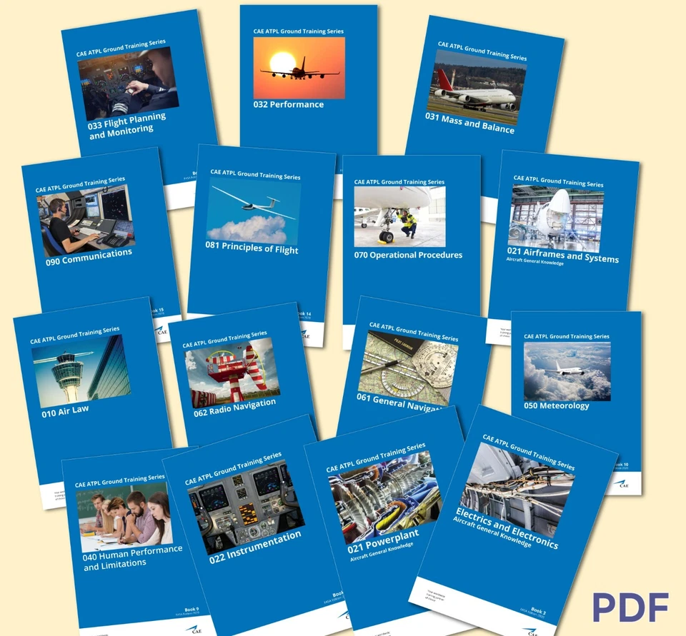 CAE ATPL Ground Training Study Guides (Latest 2020 Edition Books)