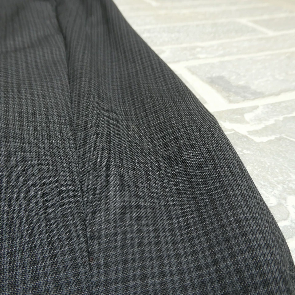 Pantalones de vestir JB Britches Torino para hombre 38 R gris vestido de lana peinado hecho en Italia Foto 2 de 4