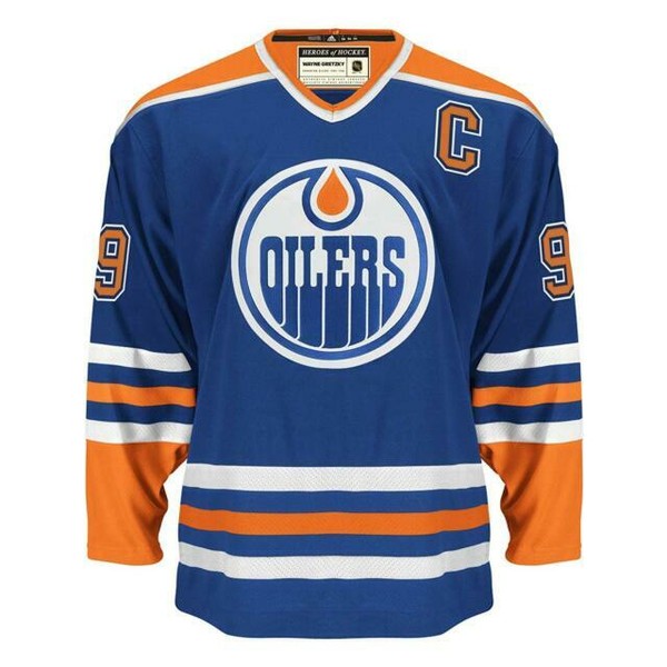 Wayne Gretzky Edmonton Oilers adidas Heroes of Hockey Jersey Adult