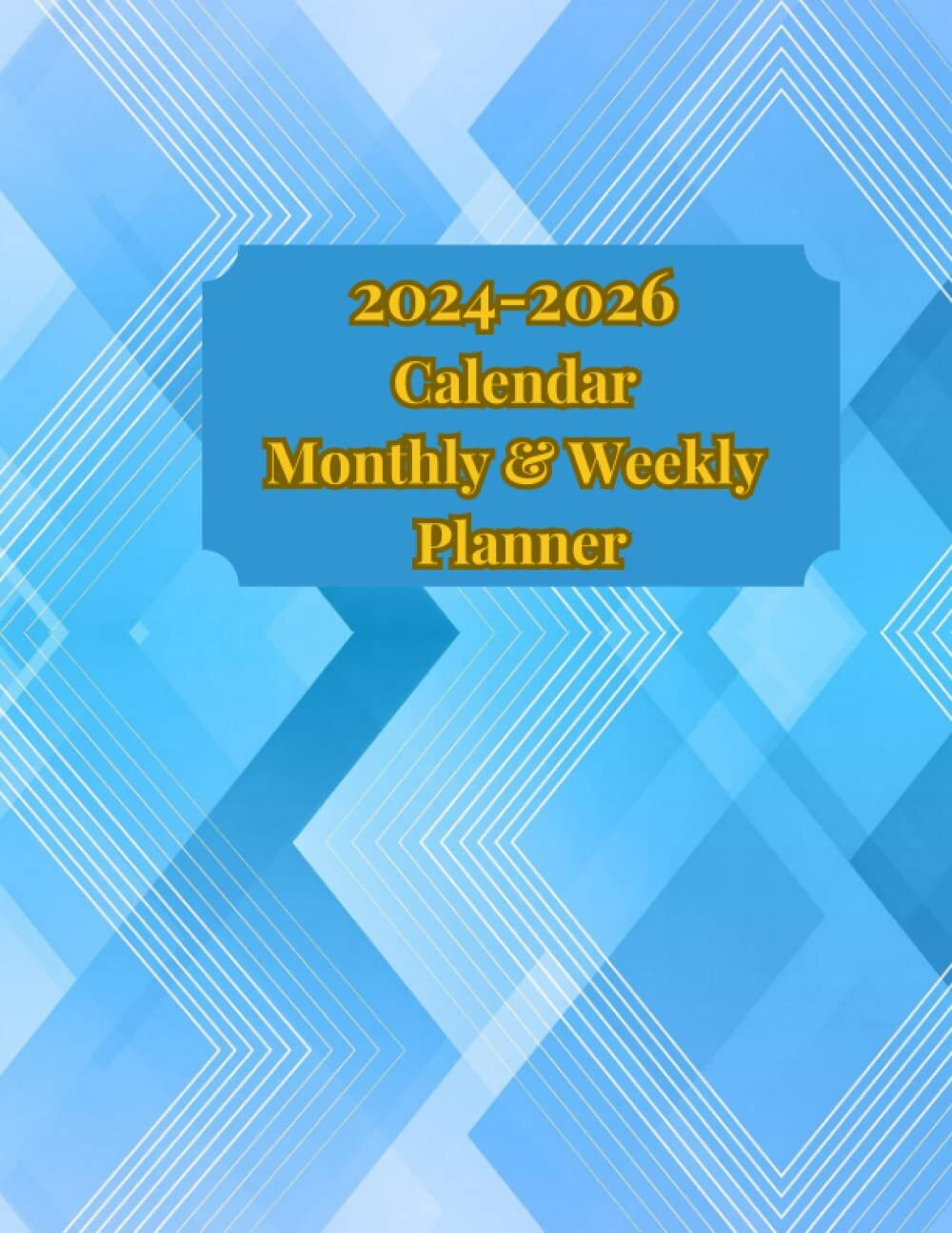 2024-2026 36 months Calendar Monthly and Weekly Planner Three-Year Schedule O...
