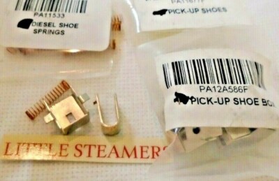 AMERICAN FLYER DIESEL & STEAMER PICK-UP SHOE KIT SPRING & SHOE & BOX PA12A586