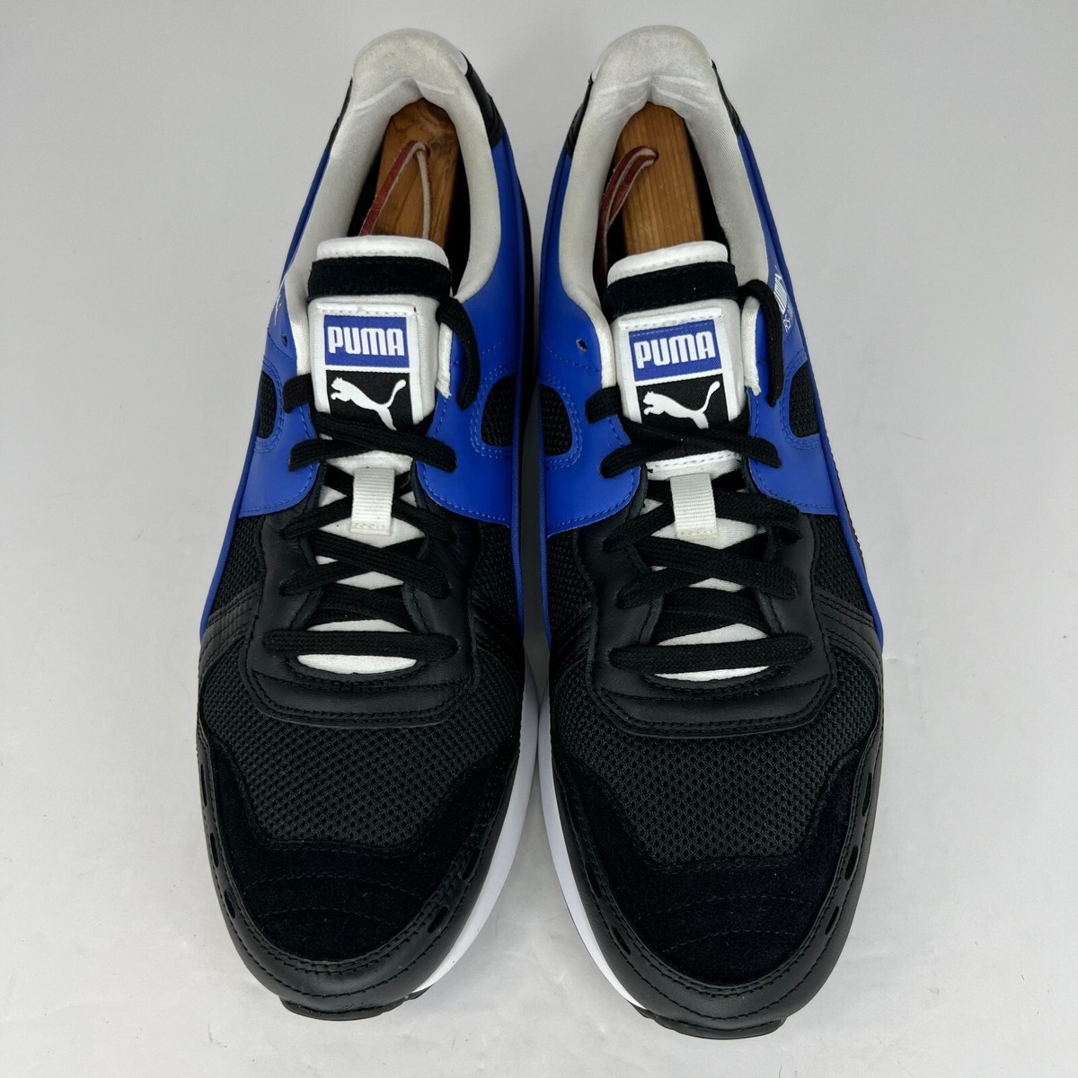 Puma Mens 368025-01 Black Blue RS-100 Sound Low Top Mesh  display picture 1