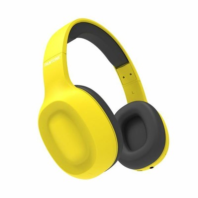 Cuffia bluetooth PANTONE by Celly wireless Cuffie con Microfono Giallo -  Yellow | eBay