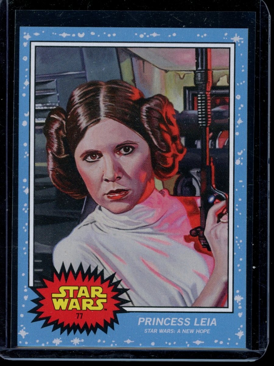 2020 Topps Star Wars Living Set #77 Princess Leia SP Card Short Print A New Hope