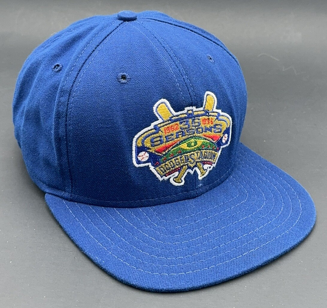 New Era LAドジャース キャップ 90s Vintage 90's New Era Dodger Stadium Hat Cap Blue Snapback 35th