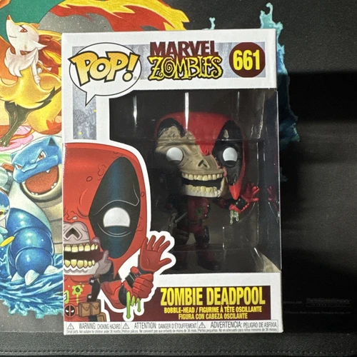 Funko Pop! Vinyl: Marvel - Zombie Deadpool #661 W/ Protector