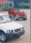 <!--F#f_0-->1999 HOLDEN TF RODEO ONE-TONNER UTE Australian 20p Brochure As ISUZU FASTER<!--F/-->