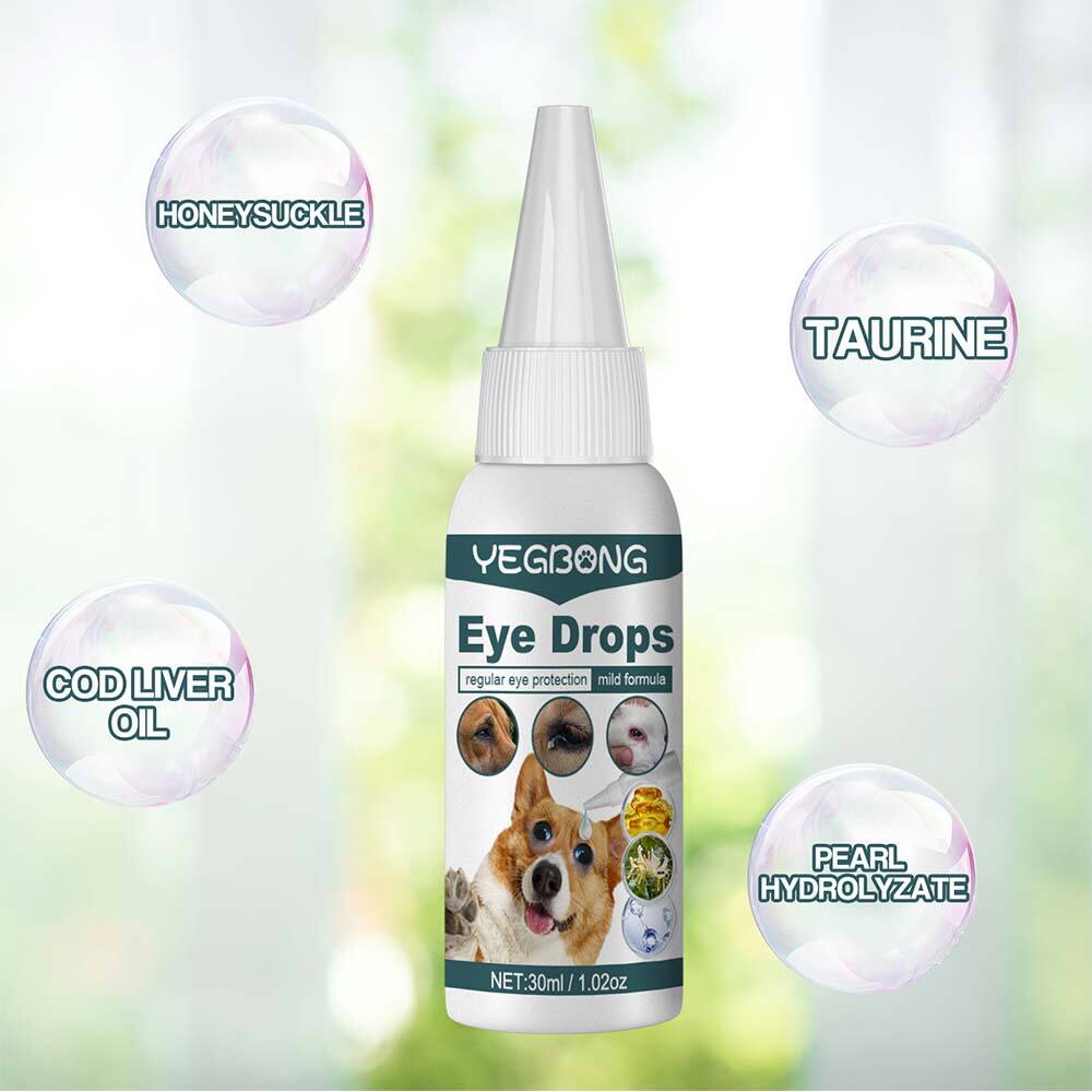 2PCS Yegbong Pet eye Drops Tear Stain Inflammation Antibacterial