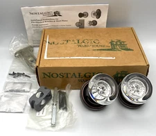 Nostalgic Warehouse Crystal Glass Door Knobs Timeless Bronze Passage Set 700226