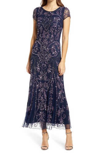 Pisarro Nights Beaded Short Sleeve 