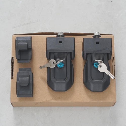 Hood Latches w/ Keys For 2018+ Jeep Wrangler JL JLU / JT Hood Lock Catch Locking - Picture 8 of 12