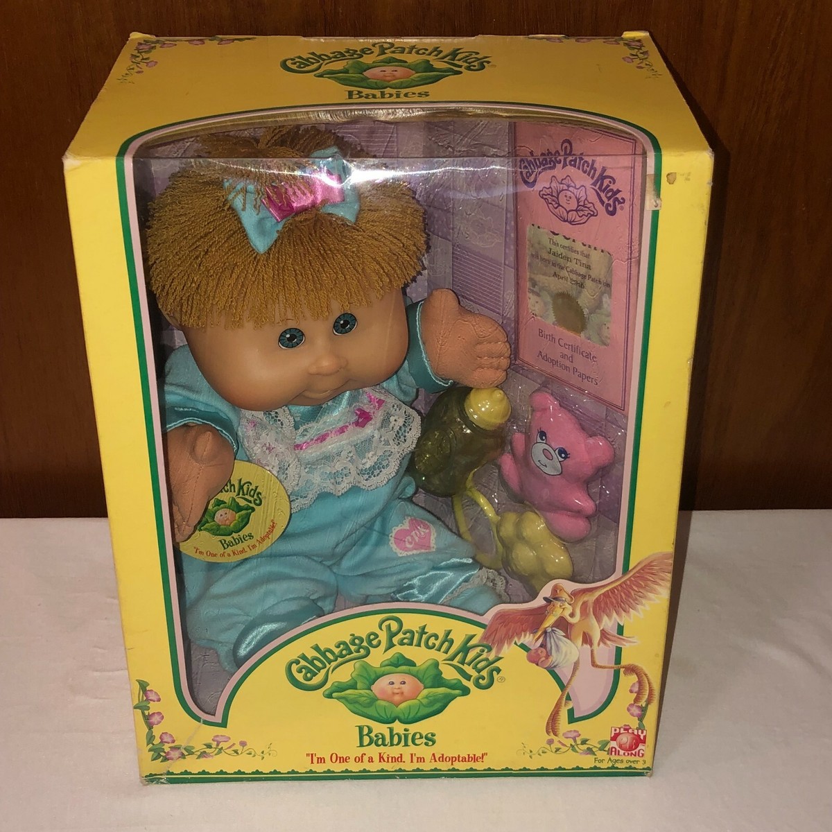 Cabbage Patch Kids Babies Baby Girl Doll Play Along Jaiden