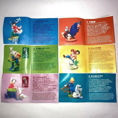 Heidi Girl of the Alps Mini Vignette Collection 2 Figure Set of 6