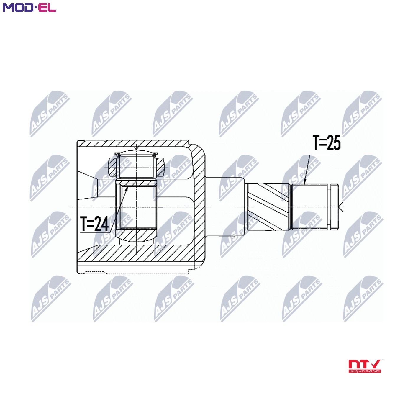 Fits NTY NPW-PL-126 INNER CV JOINT ⭐UK Stock⭐ - Image 7