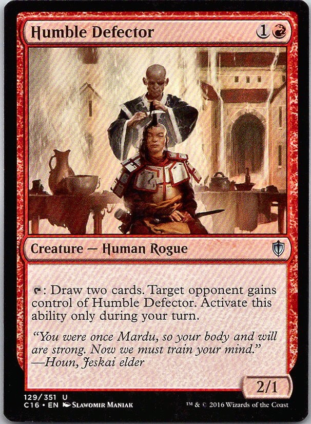 Humble Defector - Commander 2016 (NM) 129 Maniak