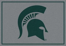 5x8 Milliken Michigan State Spartans NCAA Spirit Area Rug - Approx 5'4"x7'8"