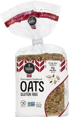 Sigdal Bakeri Gluten Free Oats | Norwegian Wholegrain Crispbread | All Natura...