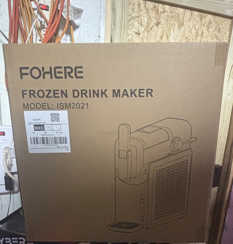 FOHERE Frozen Drink Maker ISM2021, 750 ml, 1 Bowl, Standard Pourover