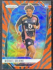 Michael Golding 2024-25 Panini Prizm Premier League Choice Tiger Stripe RC #272