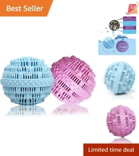 Eco-Friendly Laundry Balls Set of 2 Natural Mineral Unscented for All Clothes