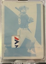 2021 Panini Immaculate Blue Tommy Pham Majestic Laundry Tag Printing Plate