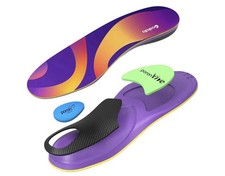 Plantar Fasciitis Insoles Athletic Arch Support Inserts Women Men, Shock Absorpt