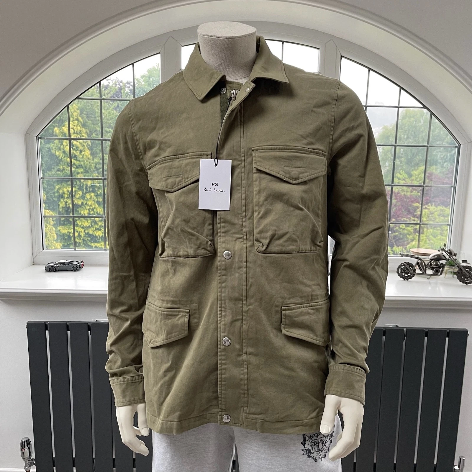 Paul Smith PS Field Jacket Military Utility Cotton Khaki Size S M L BNWT RRP£531
Opens in a new wind