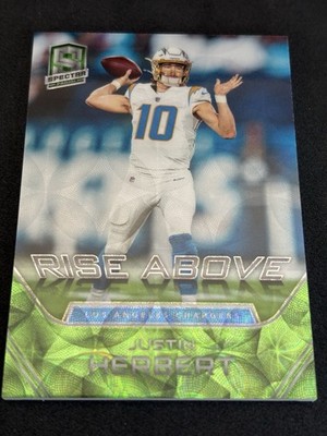 2020 Panini Spectra Justin Herbert RC Rise Above /30 SSP #RI-2 Rookie
