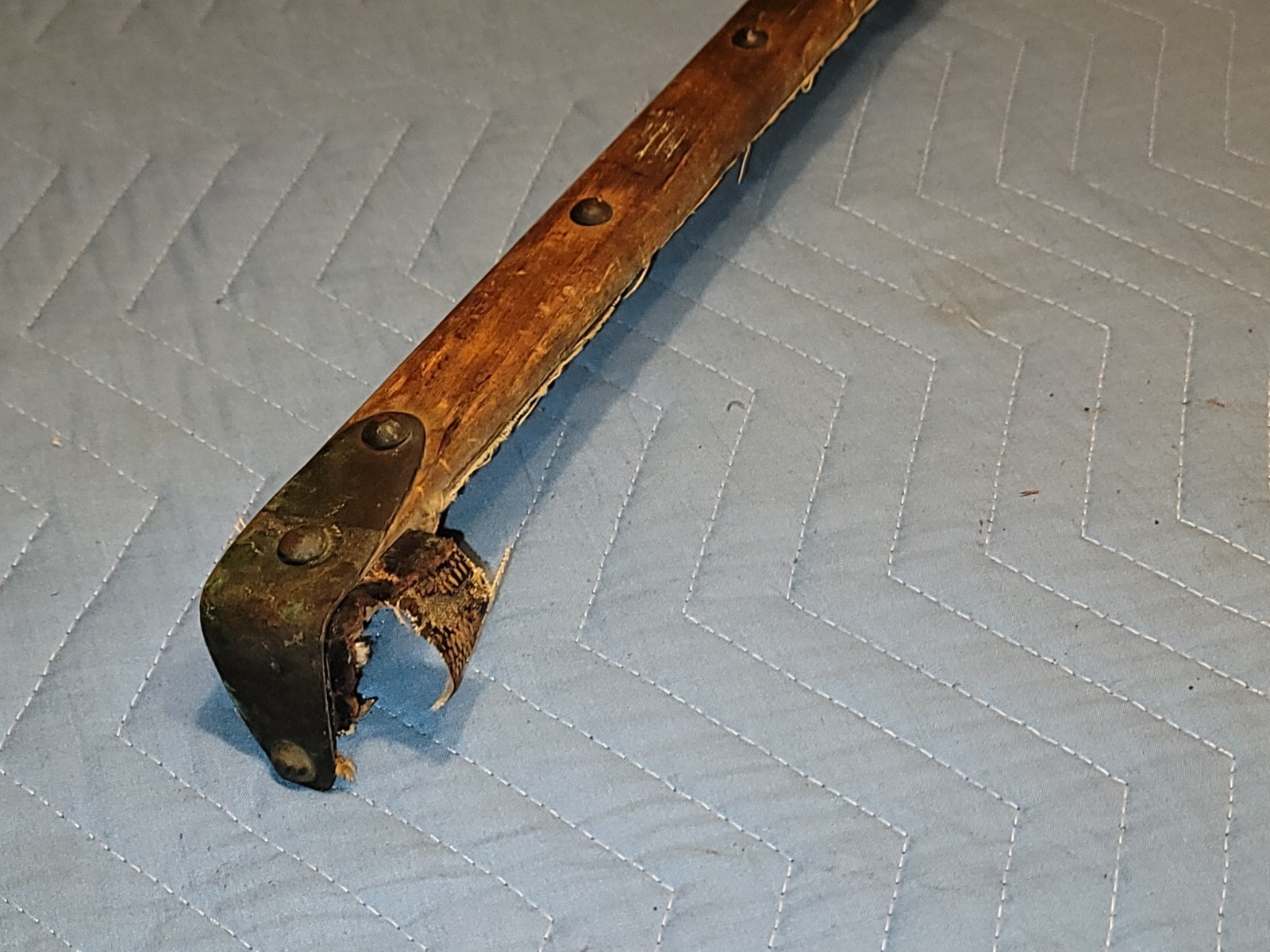 WOOD SLAT for c.1900 Au Depart & Louis Vuitton 39.75" French Steamer Trunk  #1