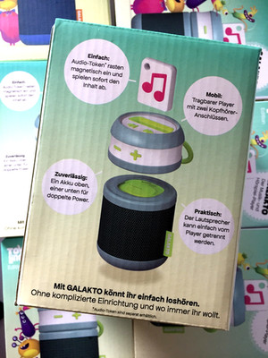 Galakto Kinder Musik Player Hörspiel Toylino Edition türkis Tiny Monster GAL100