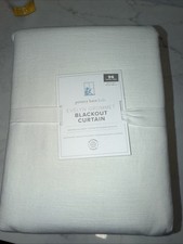 ONE Pottery Barn Kids Evelyn Grommet Blackout Curtain White 44 x96 NEW