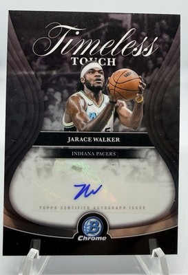 2025 Bowman Chrome Basketball Jarvis Walker Timeless Touch Autograph