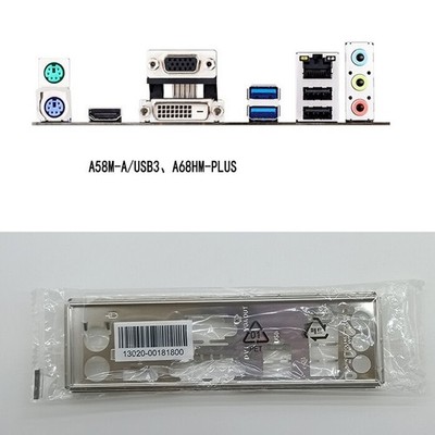 1PCS A58M-A/USB3 A68HM-PLUS FOR   IO I/O   Back Plate BackPlate *qq