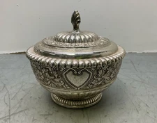 F.D. Rogers Silver Plated Covered Bowl