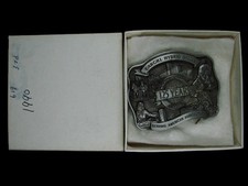 TI01140 *NOS* VINTAGE 1990 *CARGILL HYBRID SEEDS 125 YEARS* FARMING BELT BUCKLE
