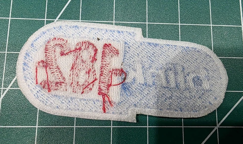 Blink 182 Pill Logo Embroidered Iron On Patch Enema of the State nurse - Image 2 of 3